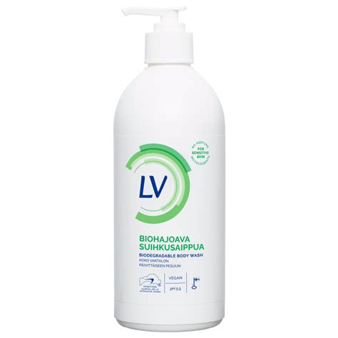 lv biohajoava suihkusaippua|Suihkusaippua LV 500 ml biohajoava .